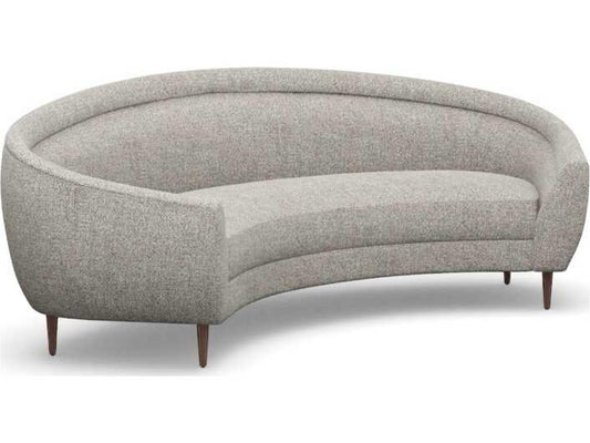 Capri Upholstered Sofa in Rock Dark Grey