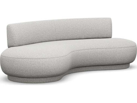 Nuage 3-Seat Upholstered Sofa in Storm Gray