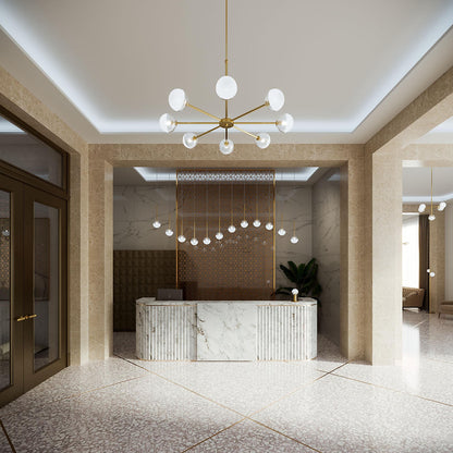 Molecola Chandelier