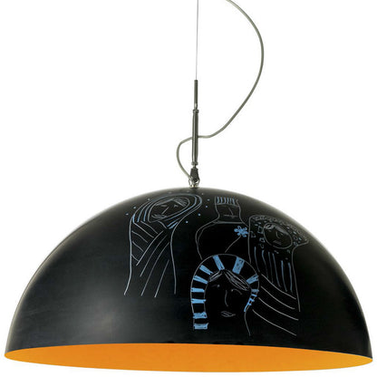 Mezza Luna Lavagna Pendant