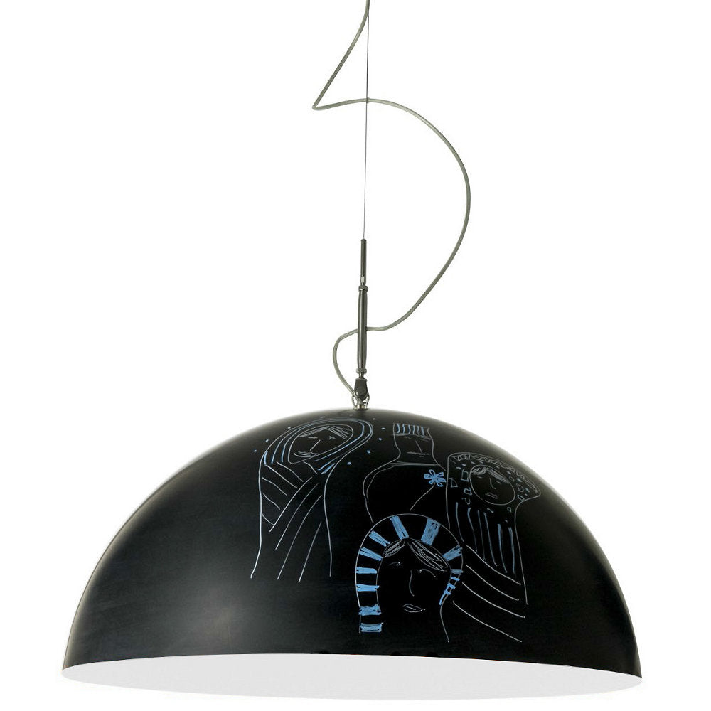 Mezza Luna Lavagna Pendant