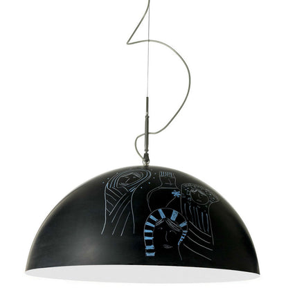 Mezza Luna Lavagna Pendant