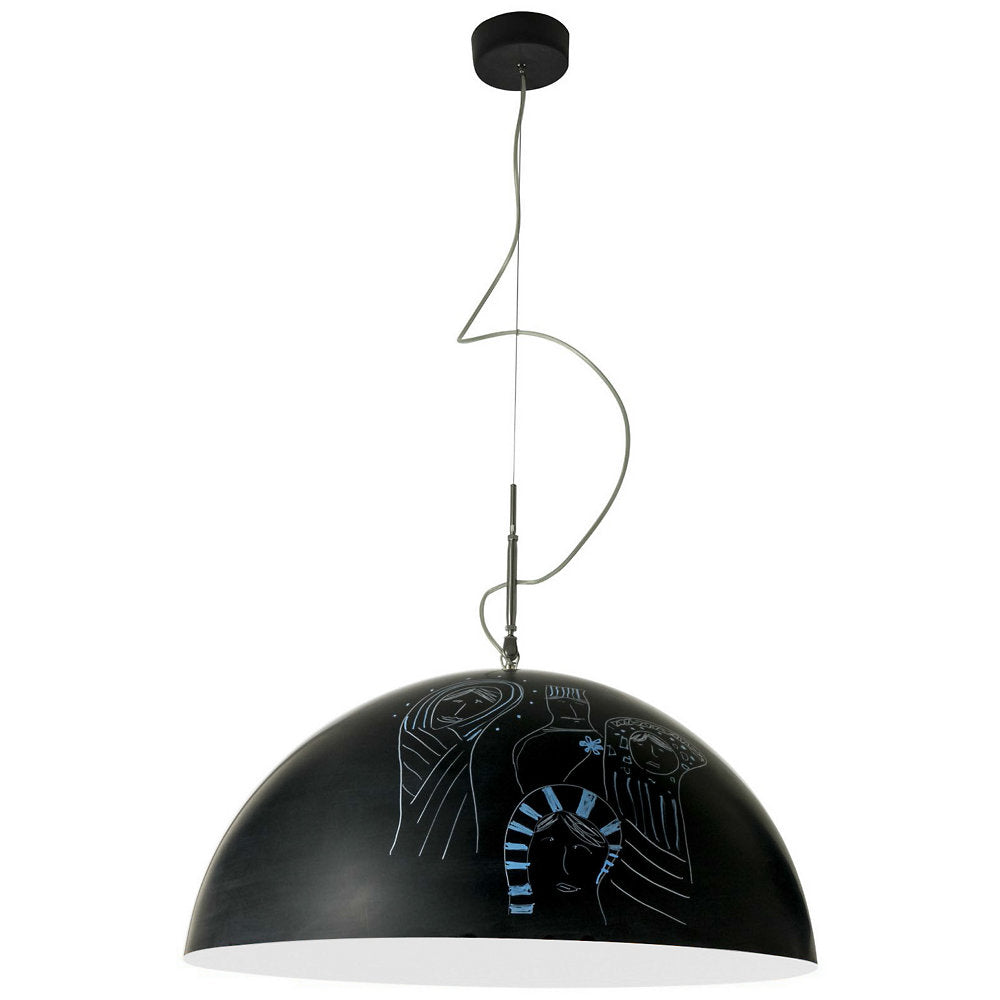 Mezza Luna Lavagna Pendant