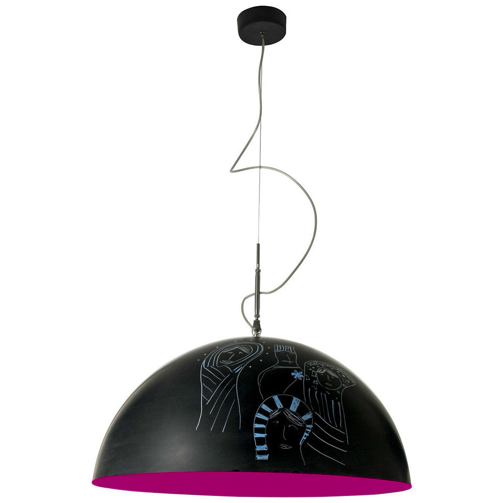 Mezza Luna Lavagna Pendant