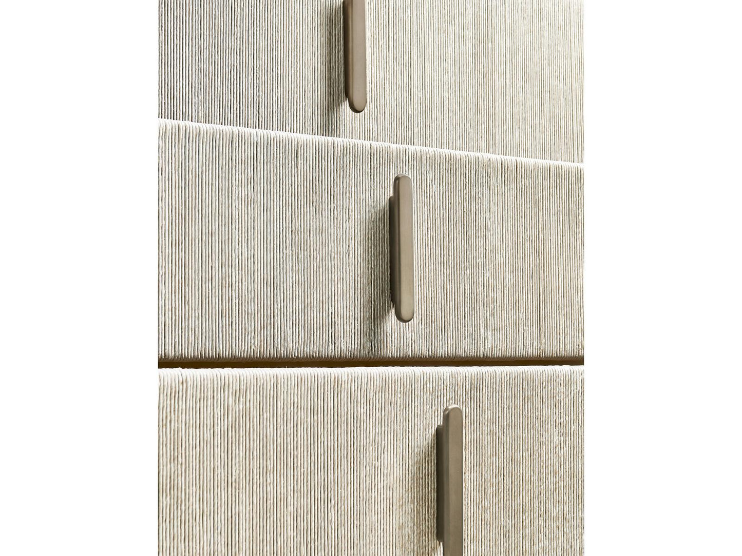 Water Clapotis 6-Drawer Double Dresser with Danish Cord in Bleached Oak