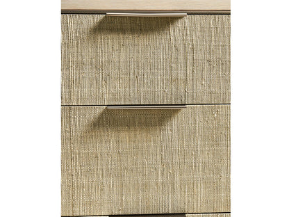Water Seiche Woven Double Dresser in Bleached Oak