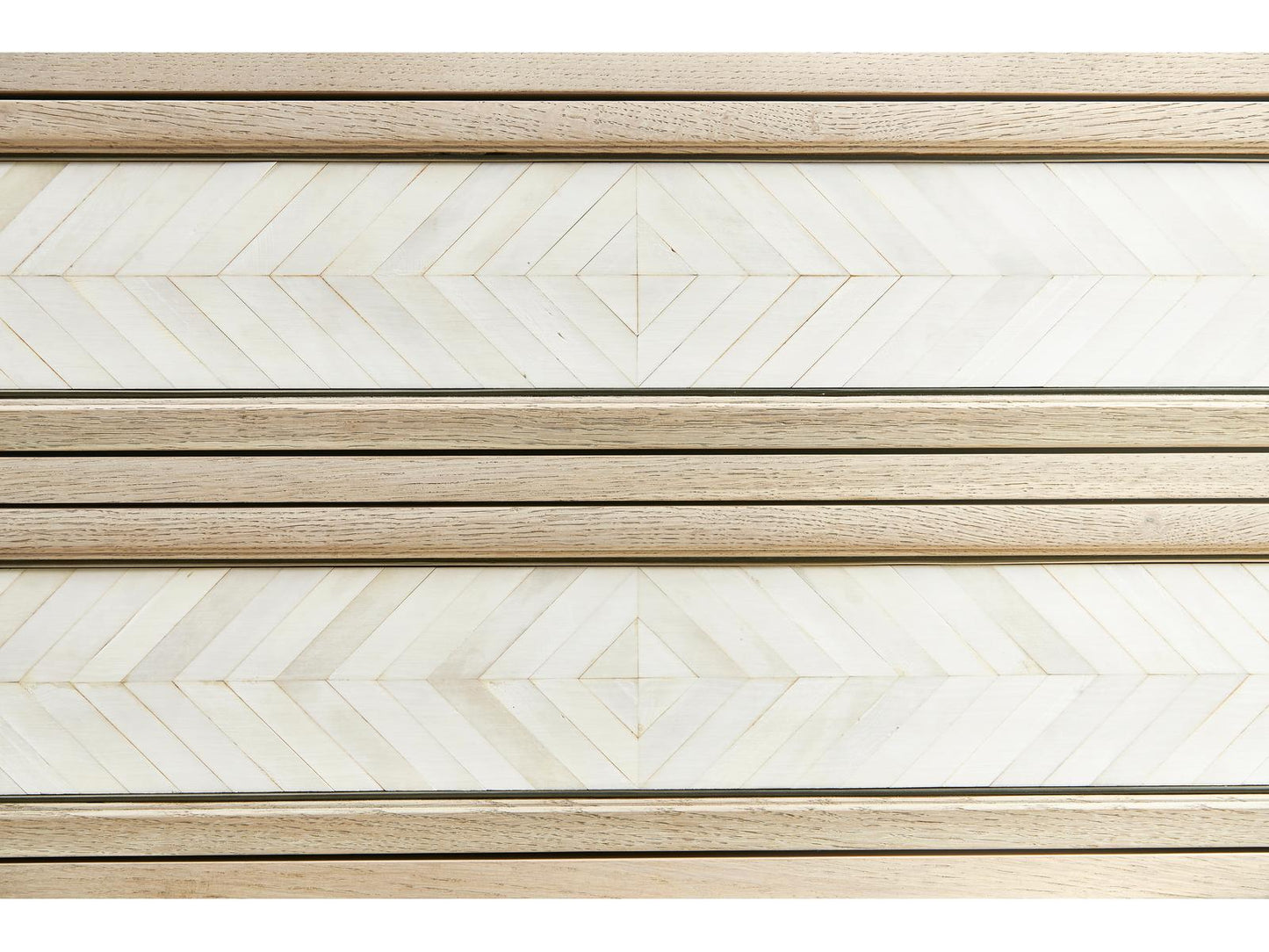 Water 4-Drawers Brown Oak Wood Dresser