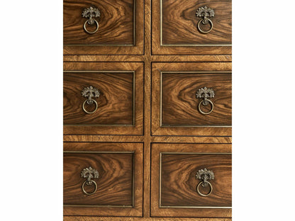 Viceroy 6-Drawer Mahogany Wood Double Dresser Santos Brown