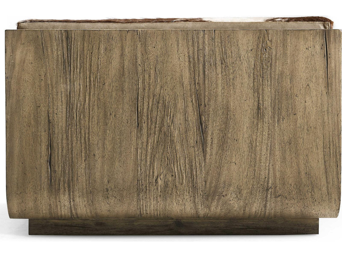 Stone Ridge Tully Light Acacia Leather and Cowhide Twin Daybed