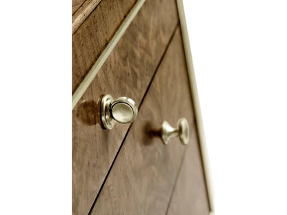 Barcelona 3-Drawer Bedside Chest in Walnut with Soft-Close Drawers