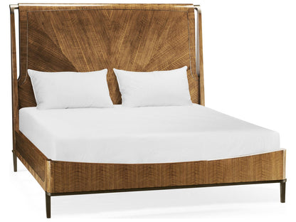 Toulouse US King Panel Bed in Toulouse Walnut