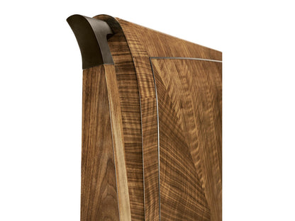 Toulouse US King Panel Bed in Toulouse Walnut