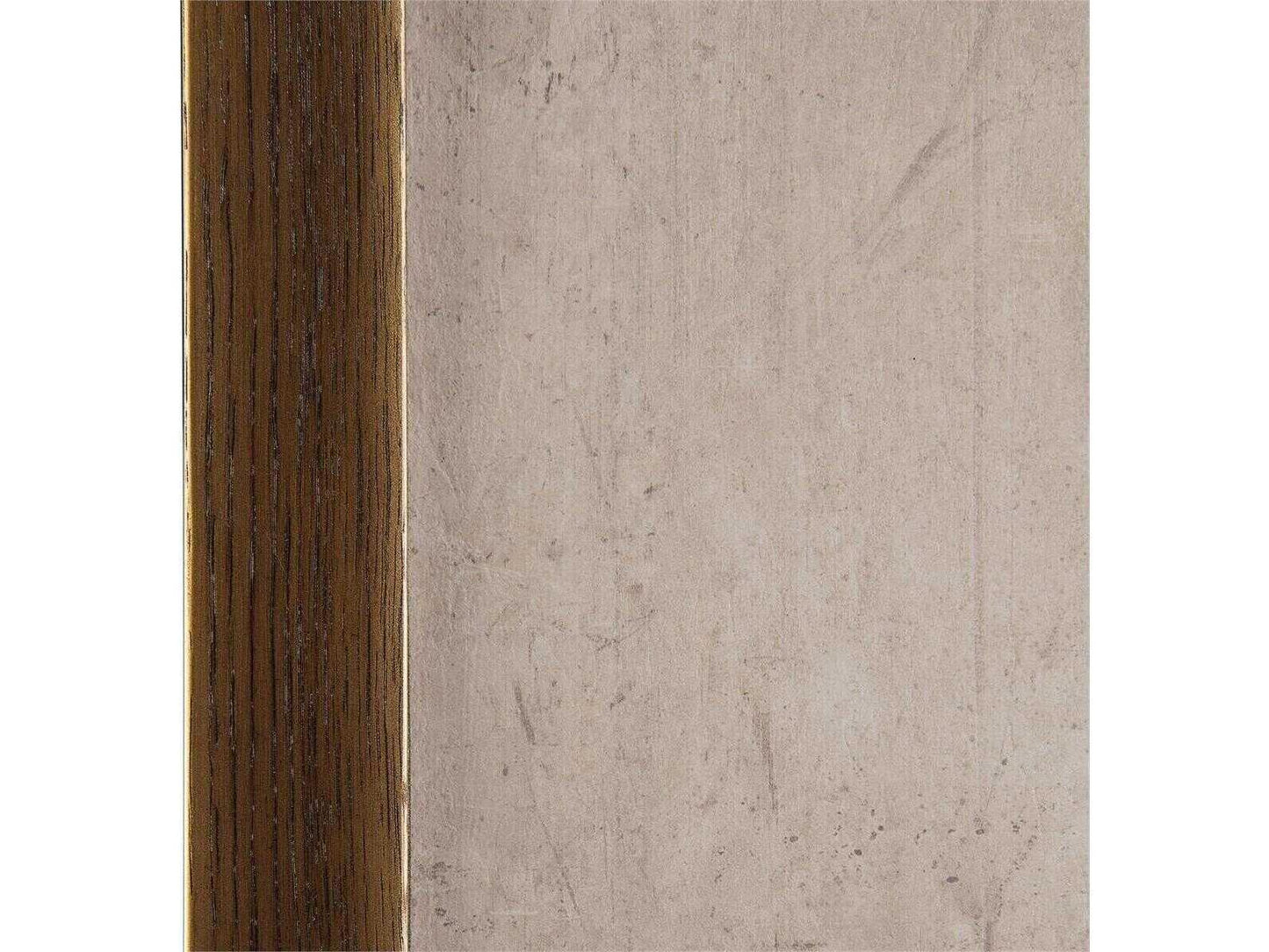 Hallwood Tall Cabinet Golden Oak with Tiza Gesso Doors