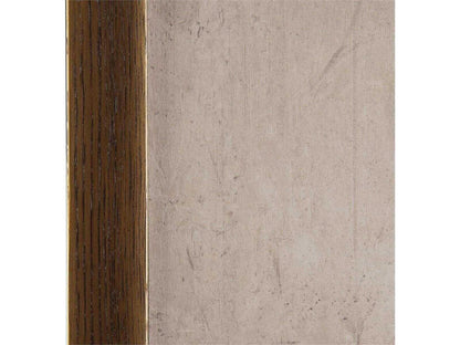 Hallwood Tall Cabinet Golden Oak with Tiza Gesso Doors