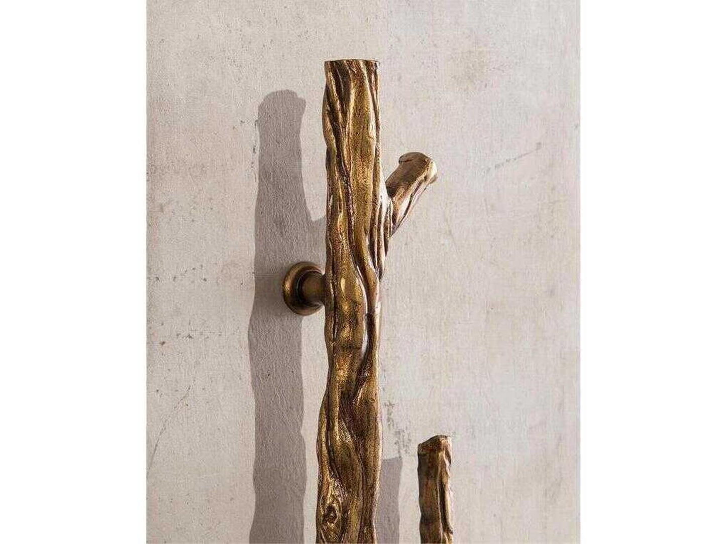 Hallwood Tall Cabinet Golden Oak with Tiza Gesso Doors