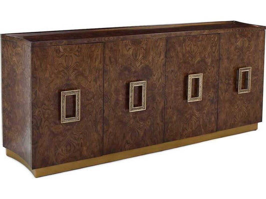 Elwyn 92 Inch Four-Door Sideboard in Ember Elm Wood