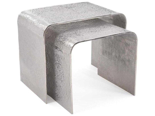 Mark McDowell Rectangular Metal Nickel End Table
