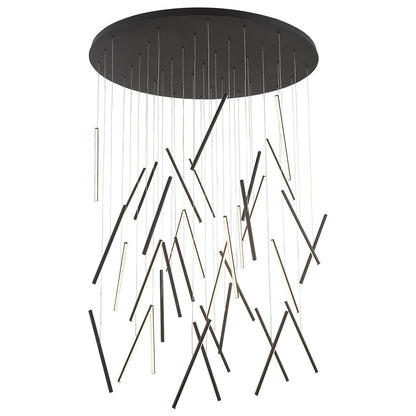 Chute LED Round Multi-Light Pendant