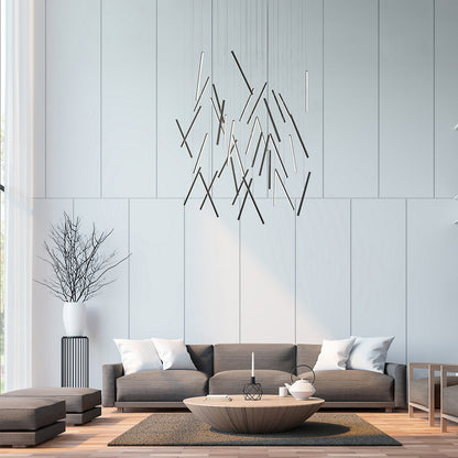Chute LED Round Multi-Light Pendant