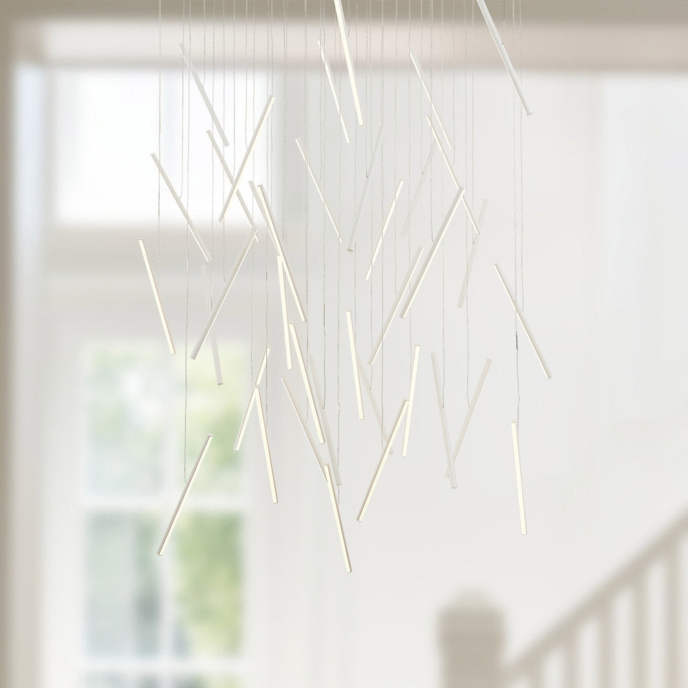 Chute LED Round Multi-Light Pendant