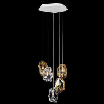 Crystal Rock Multi-Light Pendant