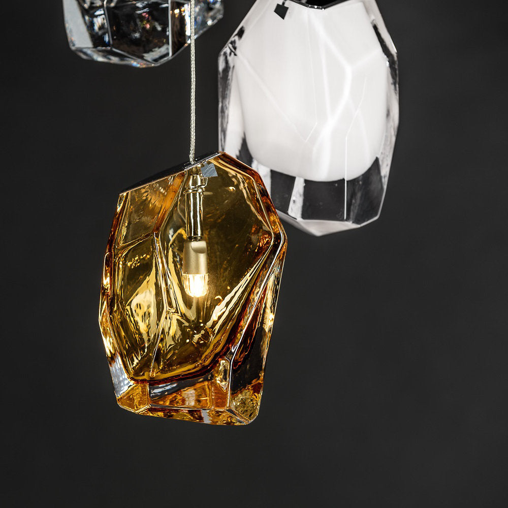 Crystal Rock Multi-Light Pendant