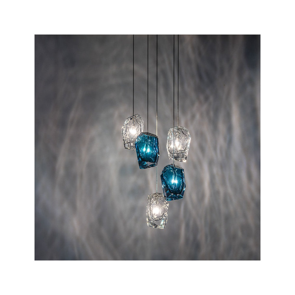 Crystal Rock Multi-Light Pendant