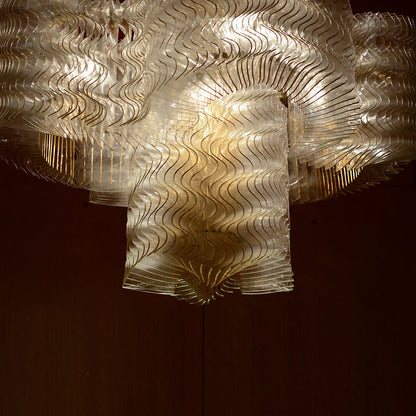Plisse Large Chandelier