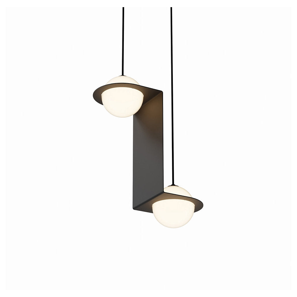 Laurent 05 Tall Offset Duo Pendant