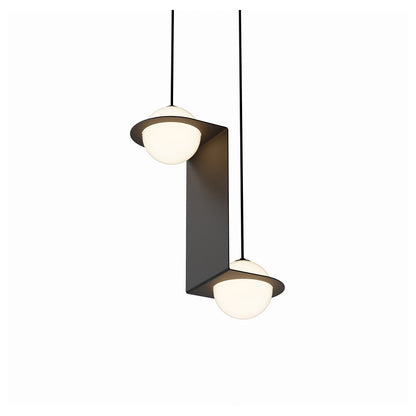 Laurent 05 Tall Offset Duo Pendant