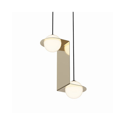 Laurent 05 Tall Offset Duo Pendant