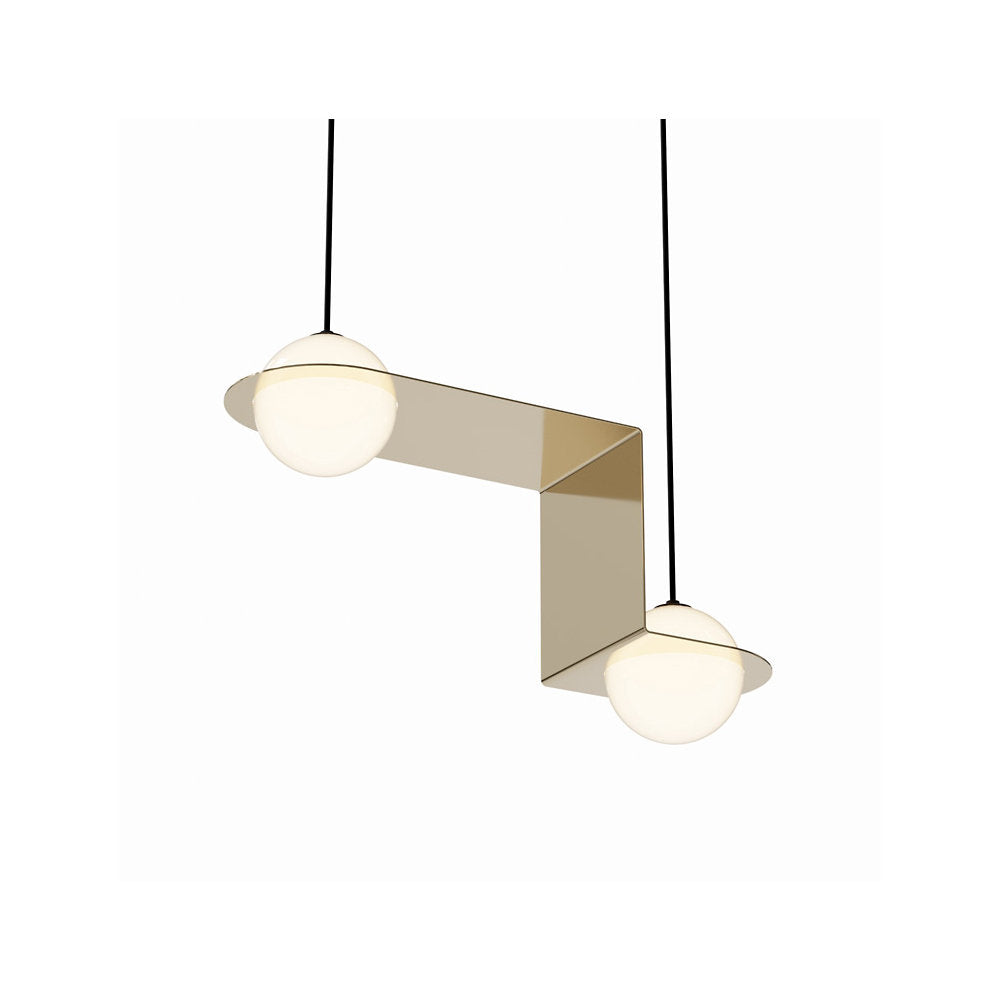 Laurent 06 Wide Offset Duo Pendant