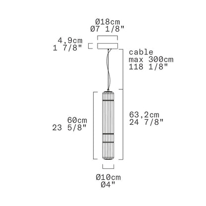 Stacking S 30/60/90 V RIG LED Mini Pendant