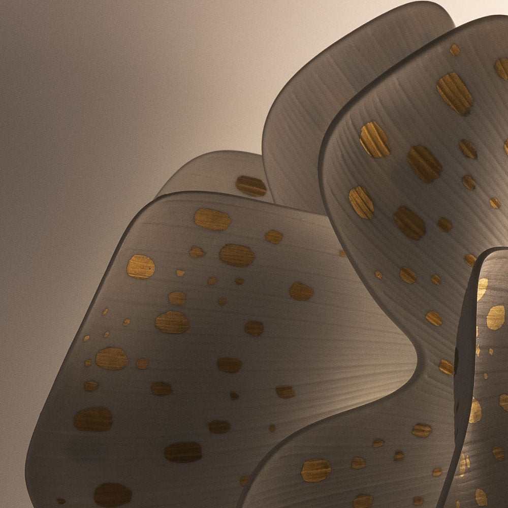 Nightbloom Gold LED Pendant