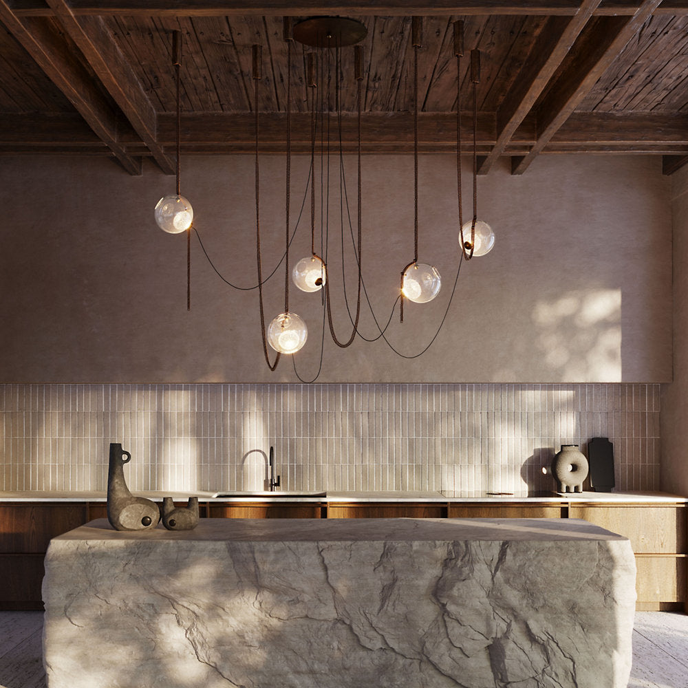 Abysse 05 LED Multi-Light Pendant