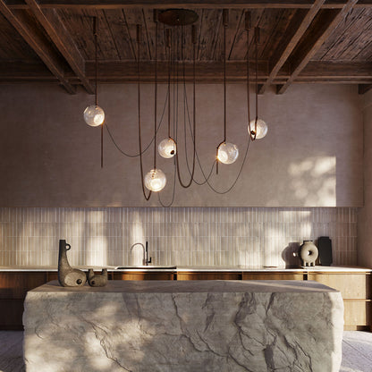 Abysse 05 LED Multi-Light Pendant