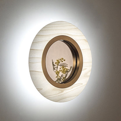 Lens Circular LED Wall Sconce