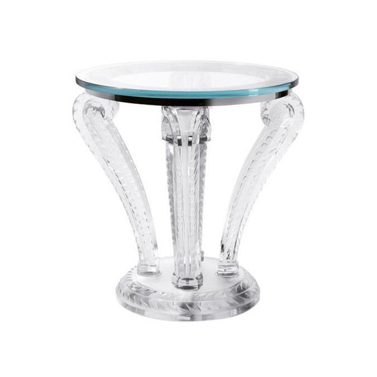 Lalique Marsan Pedestal Table