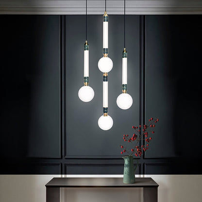 Greenstone LED Multi-Light Pendant
