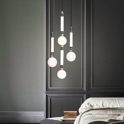 Greenstone LED Multi-Light Pendant