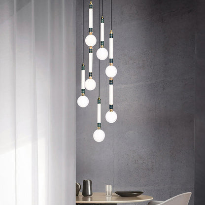 Greenstone LED Multi-Light Pendant