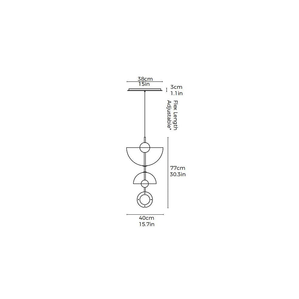 Deco LED Chandelier