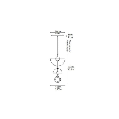 Deco LED Chandelier