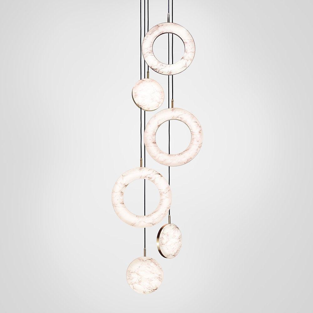 Rosa Ring LED Multi-Light Pendant
