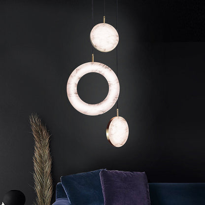 Rosa Ring LED Multi-Light Pendant