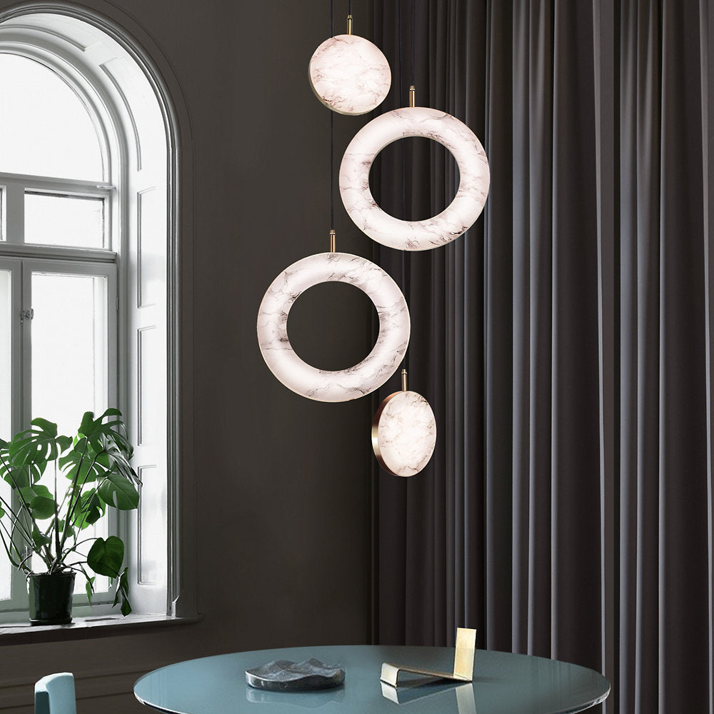 Rosa Ring LED Multi-Light Pendant