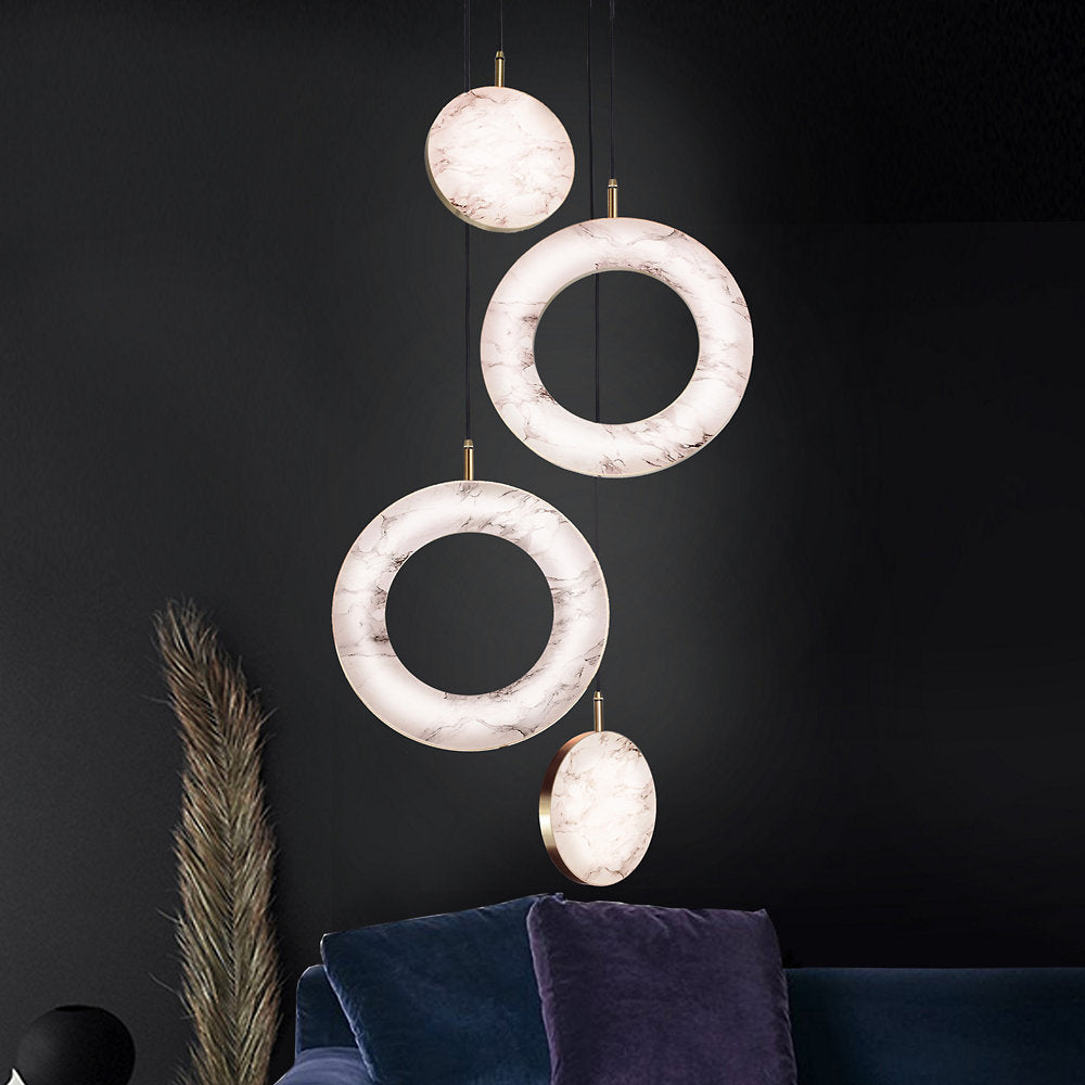 Rosa Ring LED Multi-Light Pendant