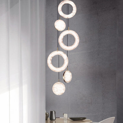 Rosa Ring LED Multi-Light Pendant