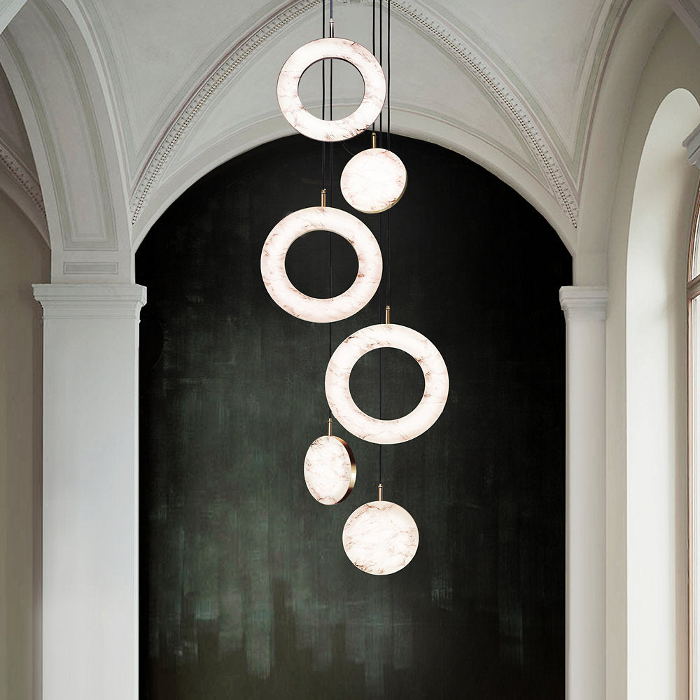 Rosa Ring LED Multi-Light Pendant