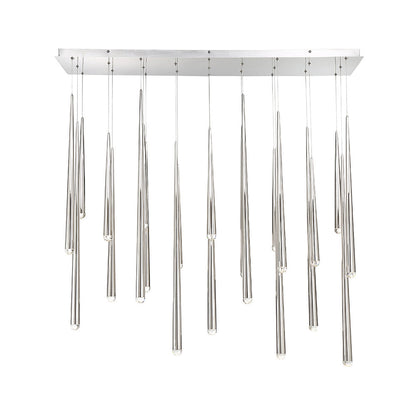 Cascade Rectangular Multi-Light LED Pendant